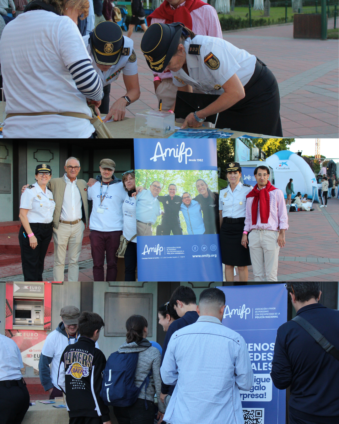 AMIFP celebra el Día de la Policía Nacional en el Parque de Atracciones de Madrid